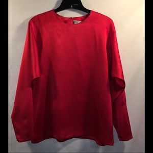 Ladies Silk Blouse Vintage 80’s